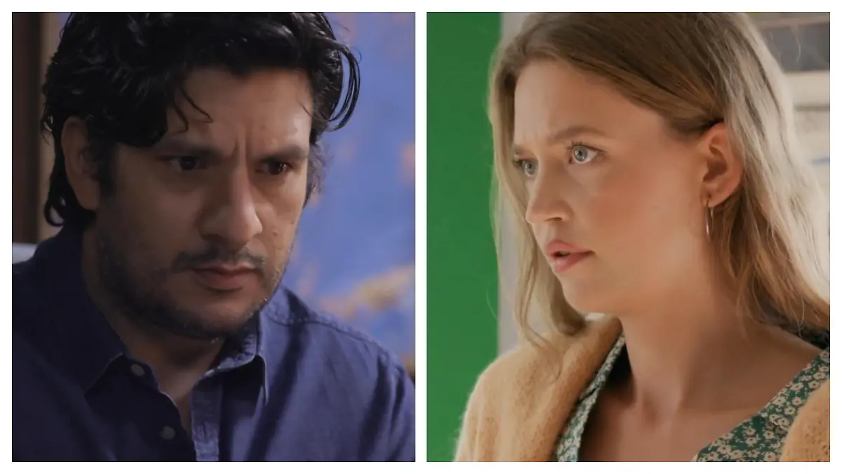 Vom Rivalen provoziert Matteo wird Maximilian gegenüber handgreiflich