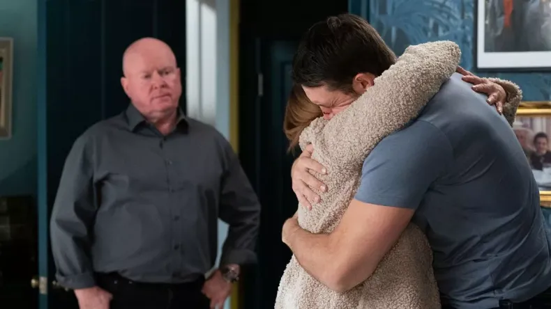 A shocking revelation on EastEnders: Mark Fowler Jr reveals to Sam Mitchell that Phil’s plan endangered an innocent person’s life. Sam’s reaction leaves everyone wondering if she is hiding something too.