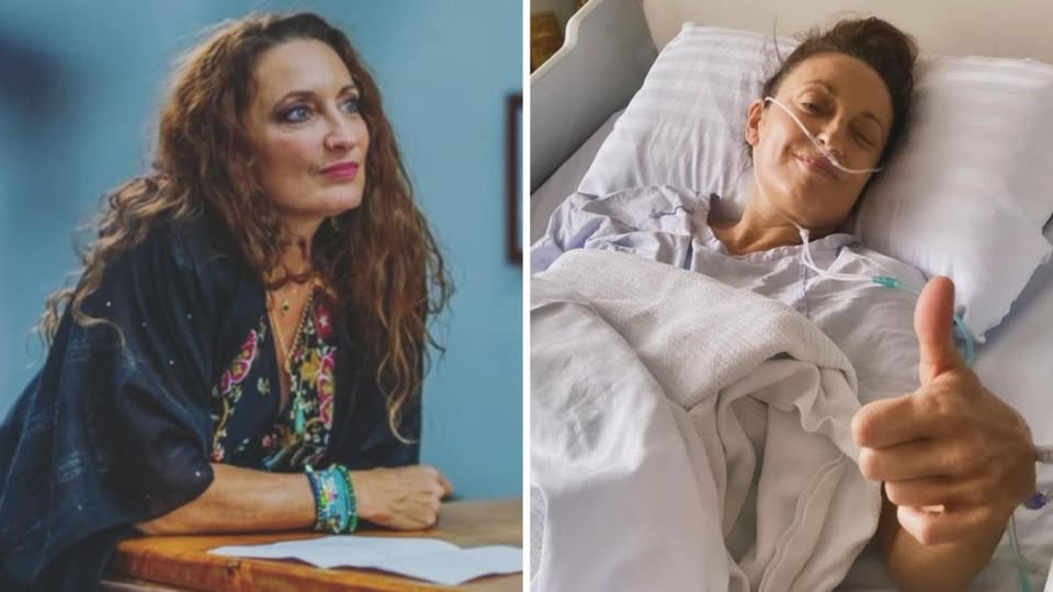 Shock: Home and Away star Georgie Parker (Roo) suffers stroke complications at 64