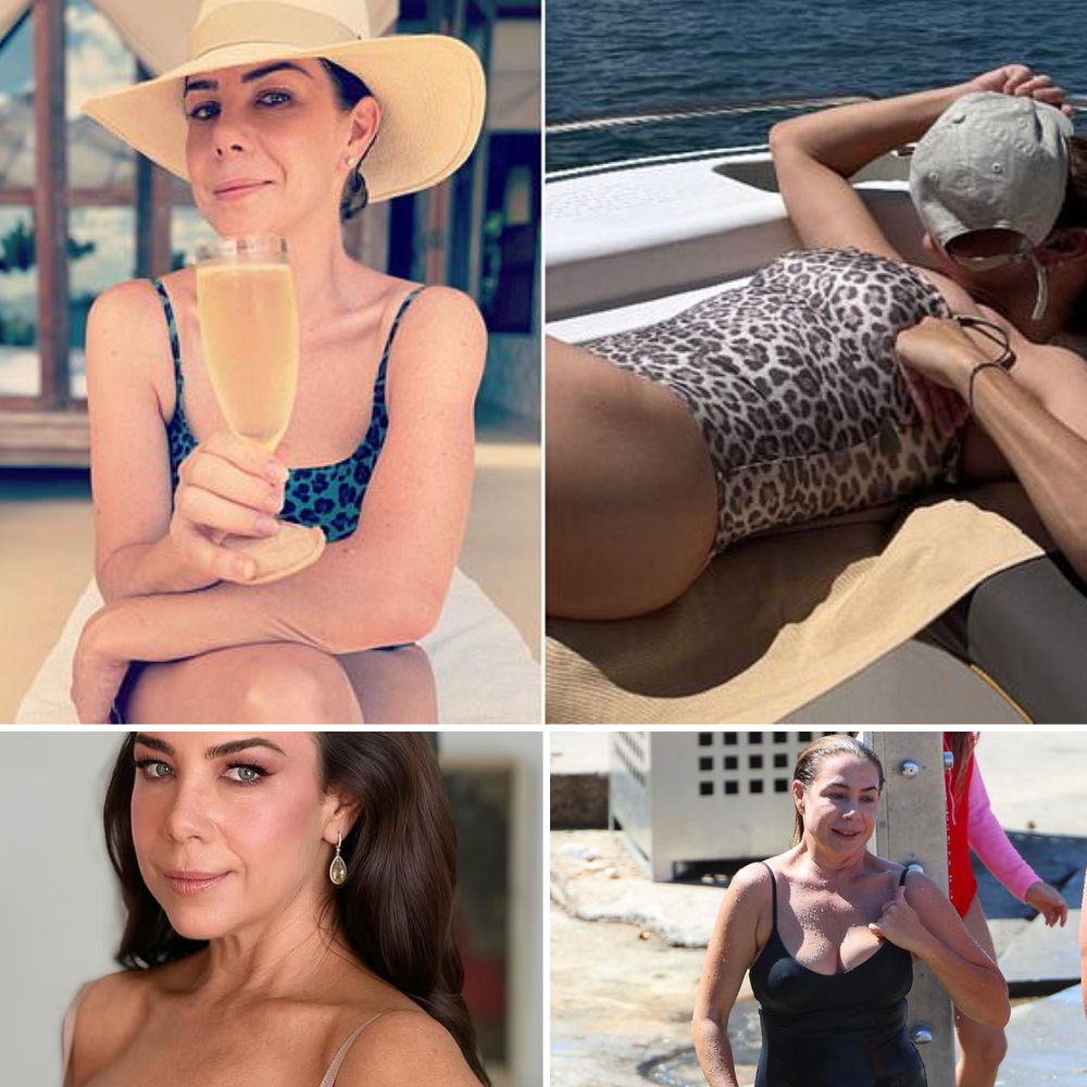 Kate Ritchie, 47, shows off her incredible figure in swimsuit as she hits the beach – after addressing rumours of Home and Away return