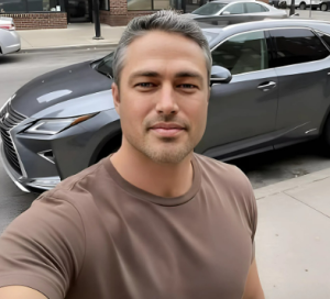 The scene of the accident that claimed the life of star Taylor Kinney