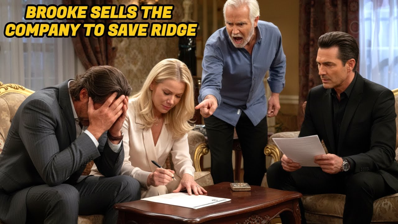 The Horrific Deal: Brooke Sells Forrester Creations to Save Ridge! The Bold and the Beautiful