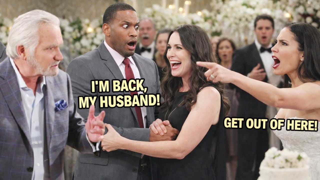 “I’m back, my love,” Quinn’s shocking declaration at Carter’s wedding The Bold and the Beautiful